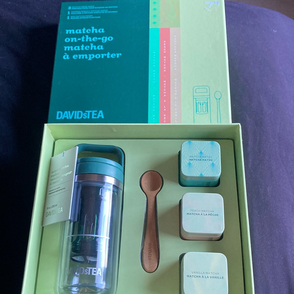 David’s Tea Matcha on the go box set